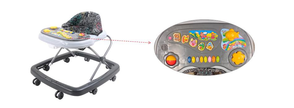 Baby Walker With An Attractive Music Toy Tray Baby Walker With An Attractive Music Toy Tray