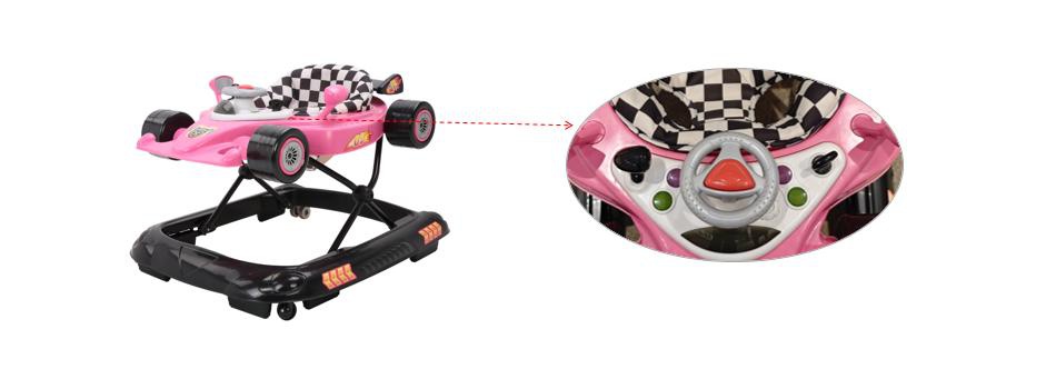Baby Walker With An Attractive Music Toy Tray Baby Walker With An Attractive Music Toy Tray