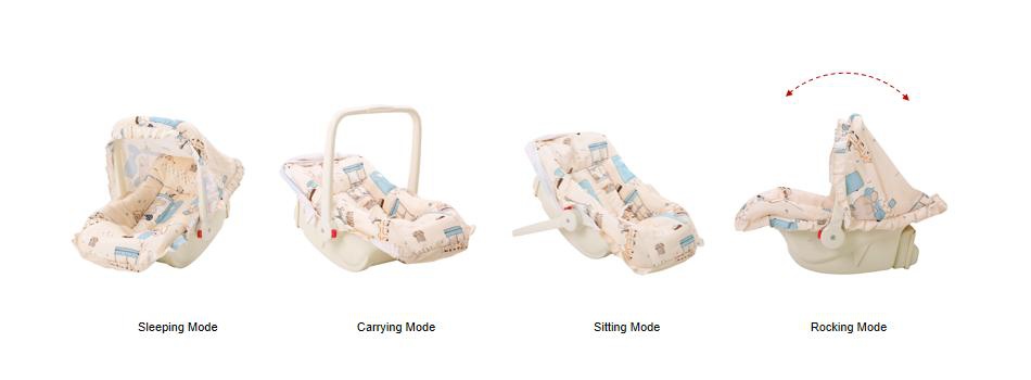 4-in-1 Sleeping, Carrying, Sitting & Rocking Baby Cradle 4-in-1 Sleeping, Carrying, Sitting & Rocking Baby Cradle