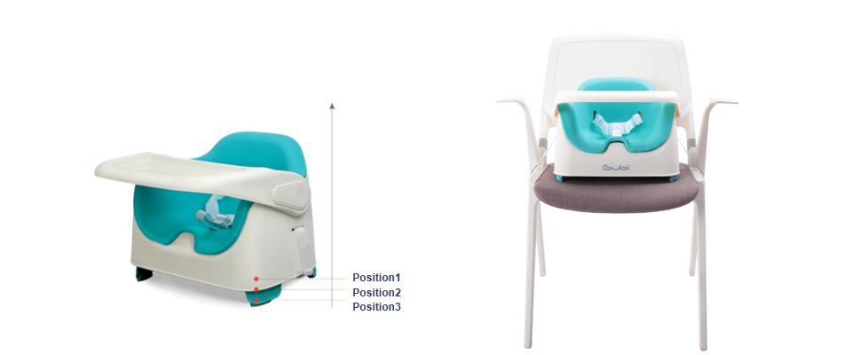 3-Position Height Adjustment Baby Booster Seat 3-Position Height Adjustment Baby Booster Seat
