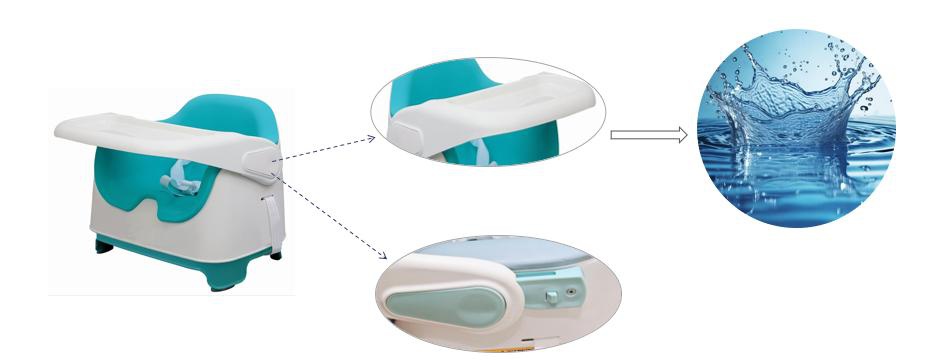 Baby Booster Seat With Removable And Washable Tray Baby Booster Seat With Removable And Washable Tray