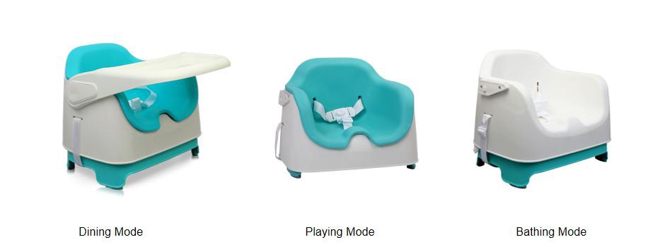 3-in-1 Dining, Playing & Bathing Baby Booster Seat 3-in-1 Dining, Playing & Bathing Baby Booster Seat