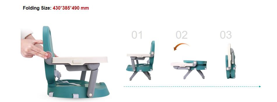Compact Foldable Baby Booster Seat Compact Foldable Baby Booster Seat