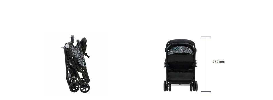 Self-standing After Folding Baby Stroller Self-standing After Folding Baby Stroller