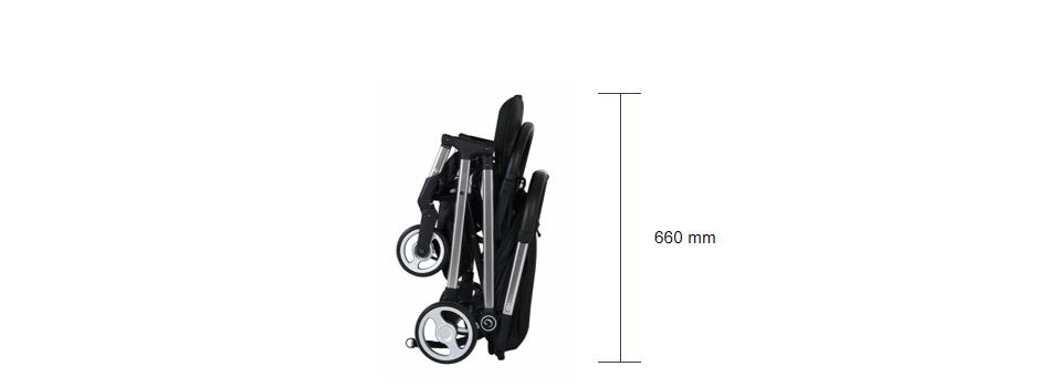 Self-standing After Folding Baby Stroller Self-standing After Folding Baby Stroller