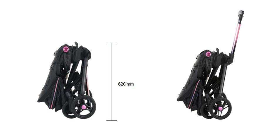 Self-standing After Folding Baby Stroller Self-standing After Folding Baby Stroller