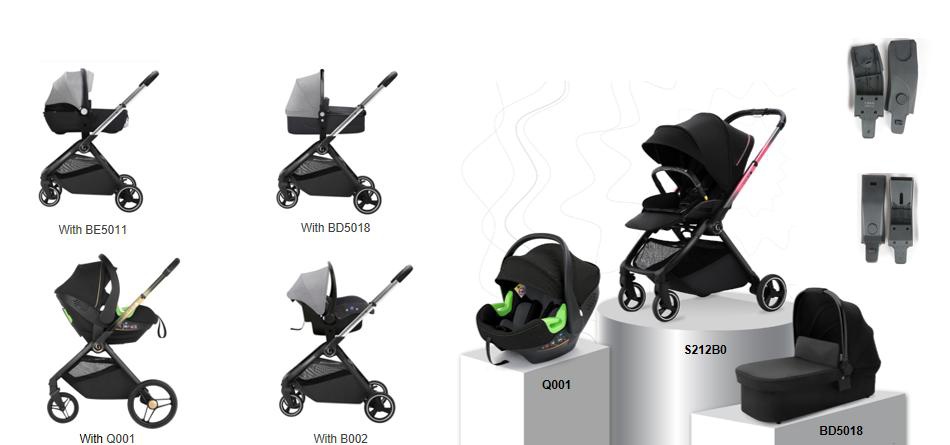 Baby Stroller Match With OSKBABY Safety Car Seat And Carrycot Baby Stroller Match With OSKBABY Safety Car Seat And Carrycot