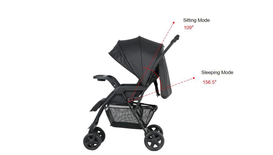 Baby Stroller With 2-in-1 Sitting & Sleeping Modes Baby Stroller With 2-in-1 Sitting & Sleeping Modes