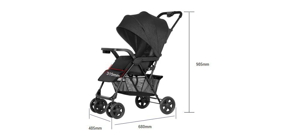 Jeep Lightweight Baby Stroller With Child Tray Jeep Lightweight Baby Stroller With Child Tray