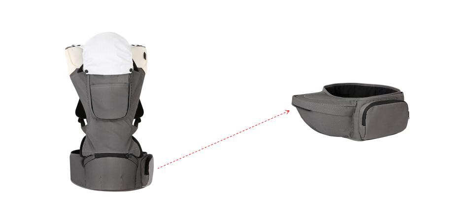 Baby Carrier With An Anti-slip Hip Seat Baby Carrier With An Anti-slip Hip Seat
