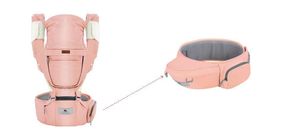 Baby Carrier With An Anti-slip Hip Seat Baby Carrier With An Anti-slip Hip Seat