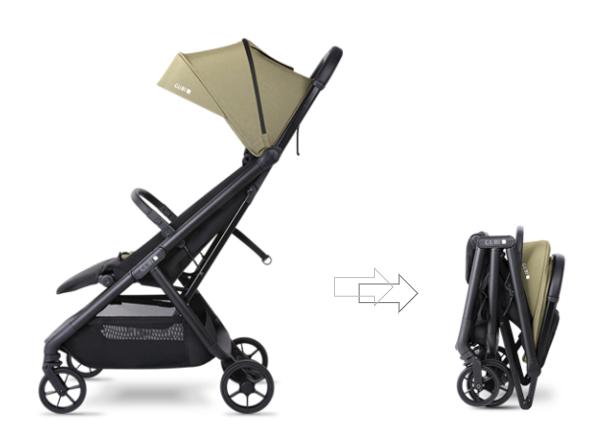 One-hand Folding Baby Stroller One-hand Rapid Auto Folding Baby Stroller