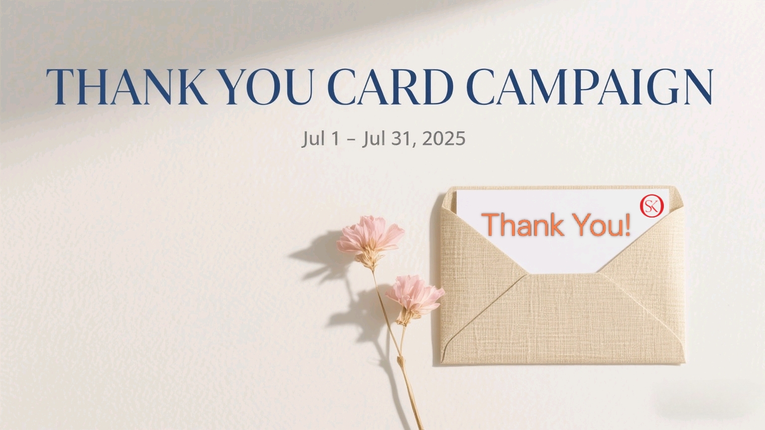 OSKBABY Launches July “Thank-You Card” Campaign!